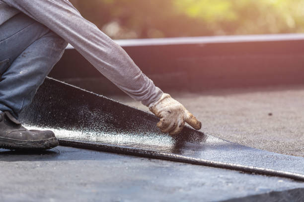 Professional Emergency Waterproofing technician working in New Hudson, MI